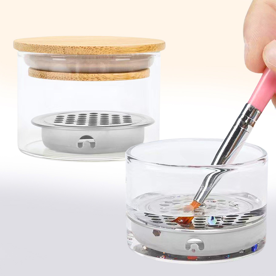 Dip Powder Nail - Kubek do czyszczenia pędzli do zdobienia