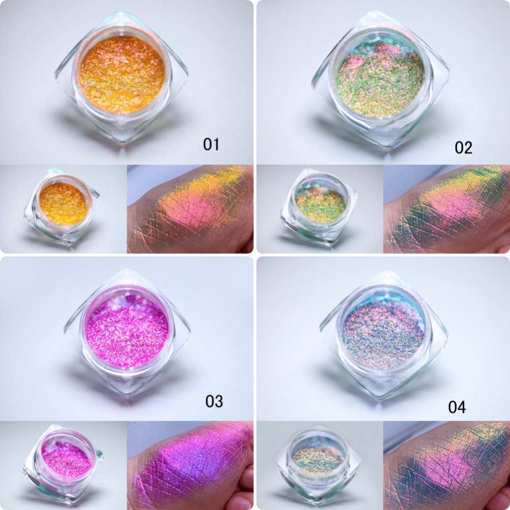 1/6 Słoiczków Holograficzny Ch – Nail Glitter Chrome recenzja i cena