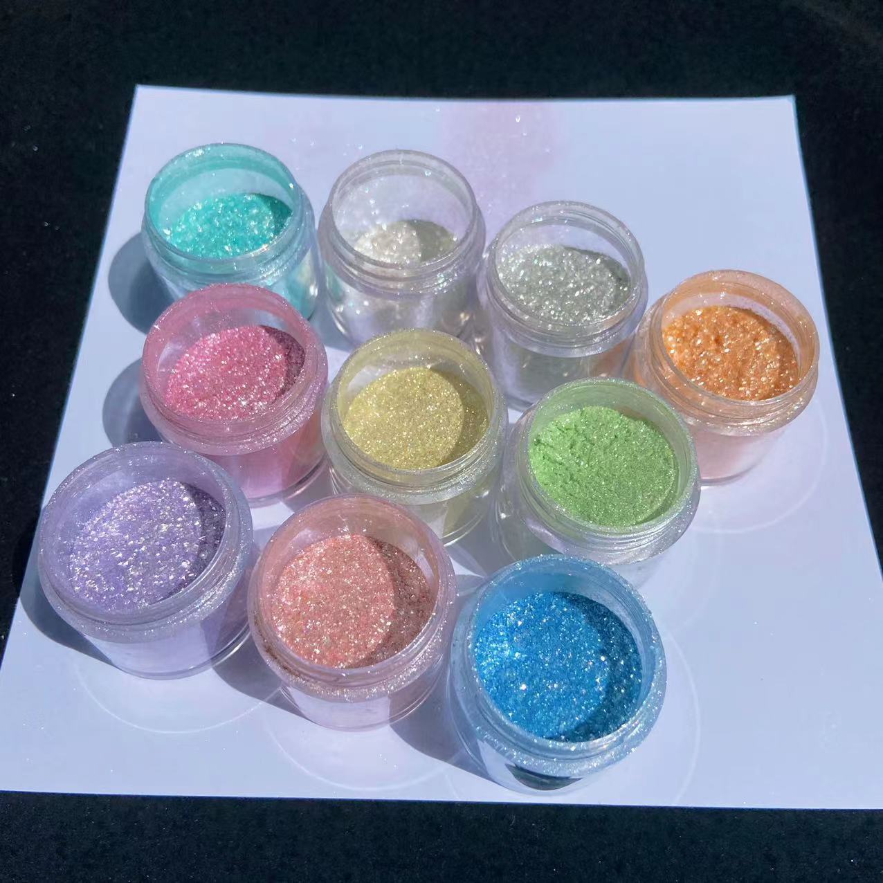 10 kolorów świecący brokat do  – Nail Glitter Chrome recenzja i cena