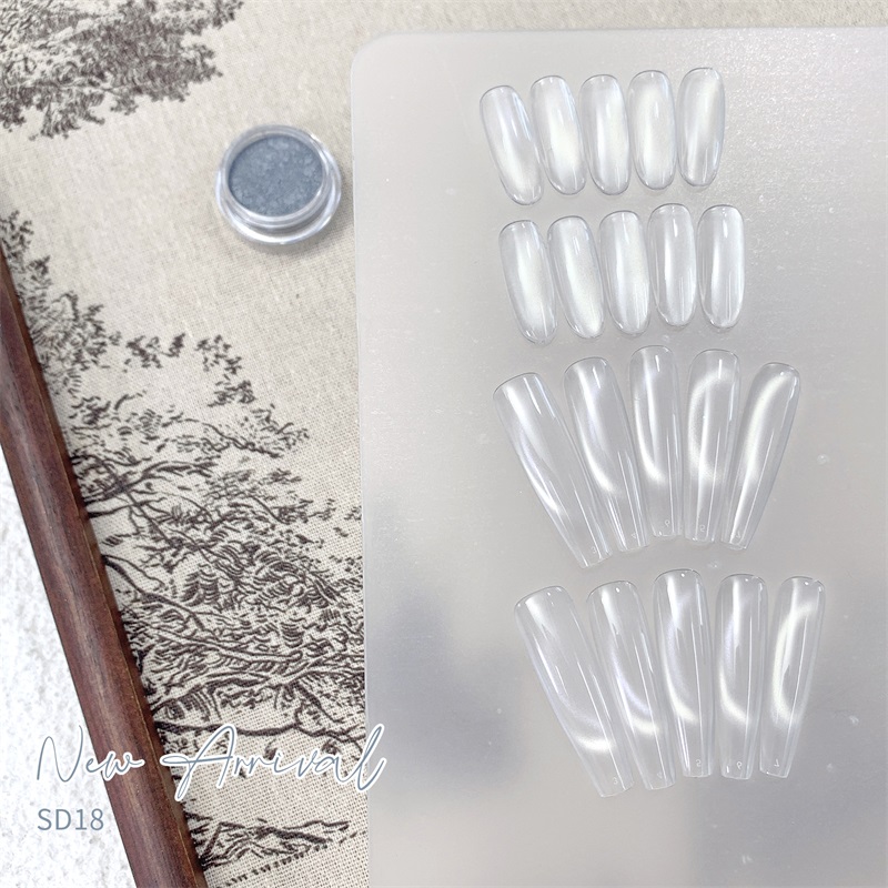 HNDO New Silver White 3D Cat E – Dip Powder Nail recenzja i cena