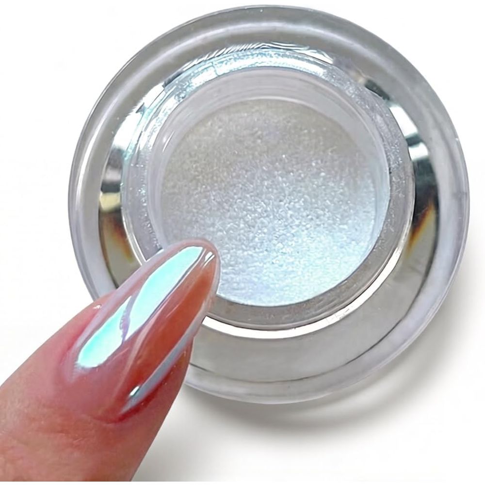 Puder chromowany do paznokci,  – Nail Glitter Chrome recenzja i cena