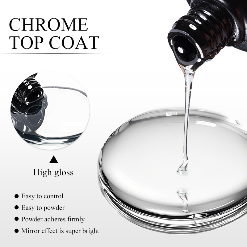 7ML Chromowany Top Coat do Efe – Nail Glitter Chrome recenzja i cena